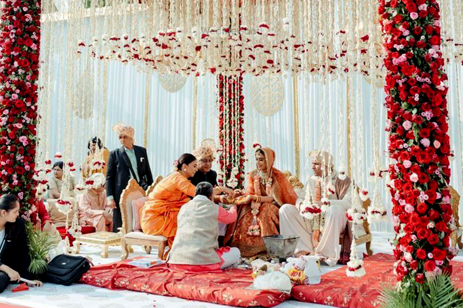 Outdoor wedding